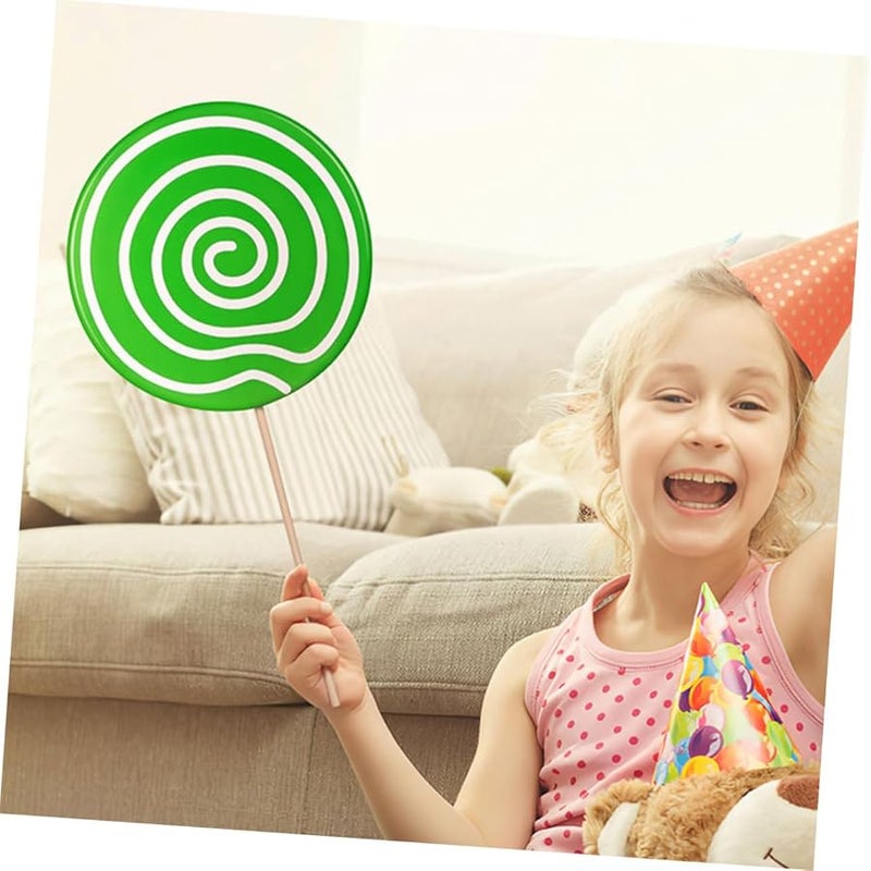 Large Realistic Simulation Lollipop Props 4PCS For Photography Wedding Party Decorations - Image 5